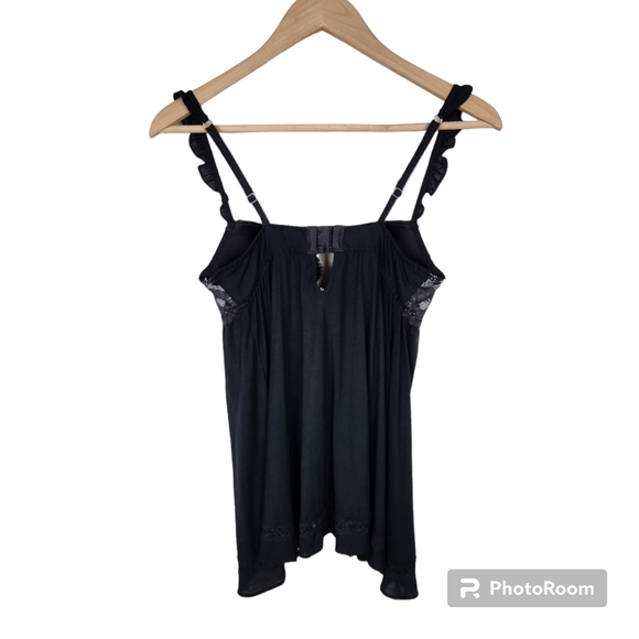 Victoria's Secret Black Lace Open Front Lingerie Teddie Sz 36C - Picture 12 of 12